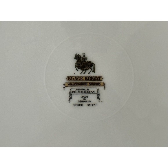 3 Apple Blossom (Cream Background) by BLACK KNIGHT Dinner Plate Made in Germany - Picture 8 of 9